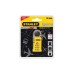 S742-063 Stanley 3 Şifreli Sarı 30mm Zinc Klipsli Asma Kilit S742-063 Stanley 3 Şifreli Sarı 30mm Zinc Klipsli Asma Kilit