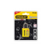 S742-056 Stanley 3 Haneli Sarı Çinko 30mm Güvenlik Gösterge  Asma Kilit