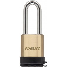 S742-003 Security 24/7 Solid Brass 50mm Uzun Kelepçe 1 Anahtar Asma Kilit