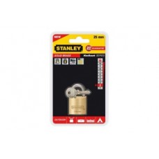 S742-029 Stanley Katı Prinç 25mm  Asma Kilit