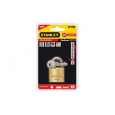 S742-030 Stanley Katı Prinç 30mm  Asma Kilit