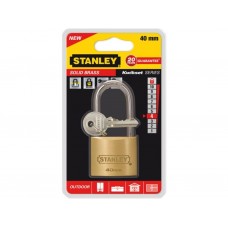 S742-043 Stanley Katı Prinç 40mm Uzun Kelepçe  Asma Kilit