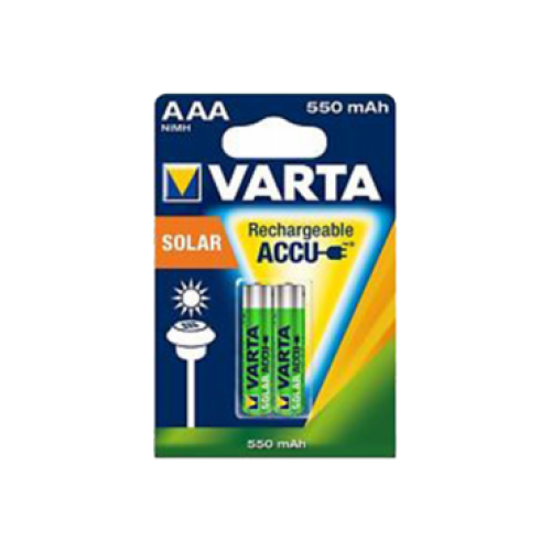 VARTA 56733 ŞARJLI İNCE AAA 550 MAH SOLAR LIGHT 2Lİ BLİSTER VARTA 56733 ŞARJLI İNCE AAA 550 MAH SOLAR LIGHT 2Lİ BLİSTER