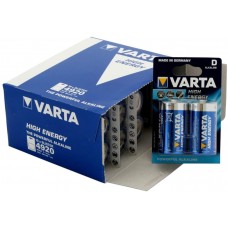Varta 4920 High Energy D Size 2 Lİ Büyük Boy Pil 20'li