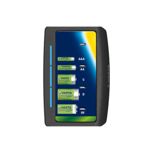 Varta LCD Universal Charger+ Güçlü Şarj Cihazı - AAA, AA, C, D, 9V Kare Boylar Varta LCD Universal Charger+ Güçlü Şarj Cihazı - AAA, AA, C, D, 9V Kare Boylar