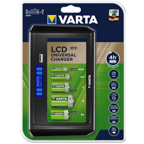 Varta 57678 Lcd Unıversal Usb Şarj Cihazı AAA-AA-9V-C-D (BOŞ) Varta 57678 Lcd Unıversal Usb Şarj Cihazı AAA-AA-9V-C-D (BOŞ)