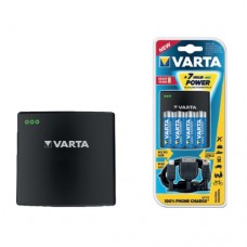 VARTA 57917 ŞARJ CİHAZI PORTABLE POWERPACK ALKALİN + 4xAA PİL+AD