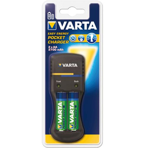 Varta Easy Pocket Charger Şarj Cihazı 2xAA 2700mAh Oem 57662 Varta Easy Pocket Charger Şarj Cihazı 2xAA 2700mAh Oem 57662