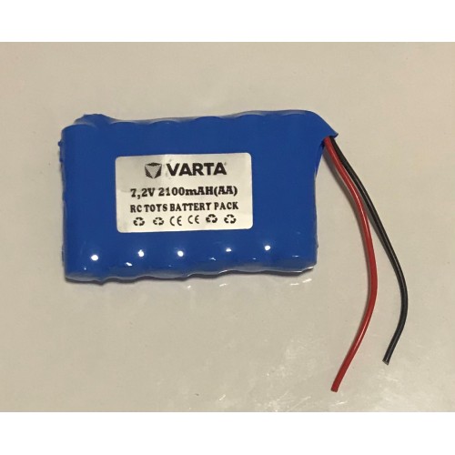 Soketsiz Oyuncak Araba Pili Oyuncak Pili Bataryası 7V 2100 mAH 6*[AA] VARTA
