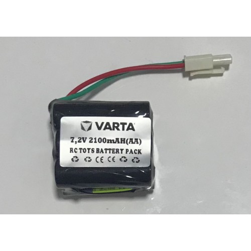 Soketli Oyuncak Araba Pili Oyuncak Pili Bataryası 7.2V 2100 mAH 6*[AA] VARTA