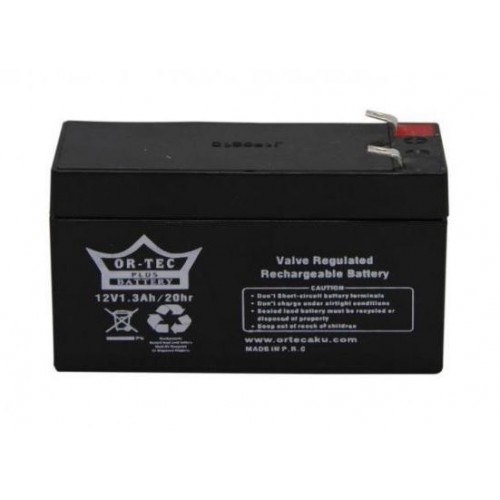 Ortec 12V 1,3 Ah Kuru Akü Siyah Ortec 12V 1,3 Ah Kuru Akü Siyah
