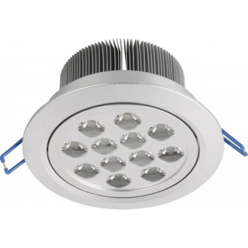 12W  LED gömme tavan ışığı beyaz lamba AC 220V 110V Downlight spot ev oturma odası için otel pvc