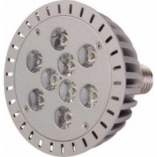 9 LED POWER LEDLİ AMPUL LED DOWN LIGHT 9 LED x 3W LED LAMBA 27W E27 DUYLU HIGHT BEYAZ SWAT SW-3104 