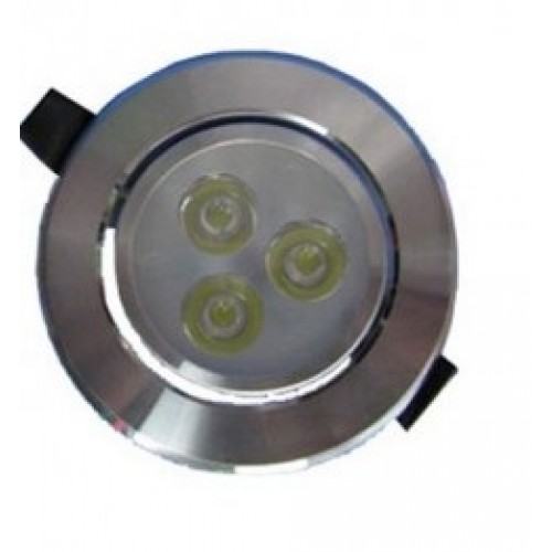 3W  LED gömme tavan ışığı beyaz lamba AC 220V 110V Downlight spot ev oturma odası için otel camlı