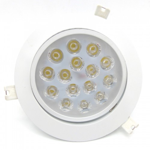 18W  LED gömme tavan ışığı günışığı lamba AC 220V 110V Downlight spot ev oturma odası için otel pvc