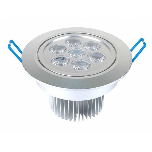7W  LED gömme tavan ışığı günışığı lamba AC 220V 110V Downlight spot ev oturma odası için otel