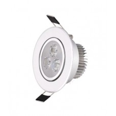3W  LED gömme tavan ışığı günışığı lamba AC 220V 110V Downlight spot ev oturma odası için otel pvc