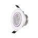 3W  LED gömme tavan ışığı günışığı lamba AC 220V 110V Downlight spot ev oturma odası için otel pvc