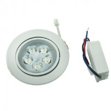 5W  LED gömme tavan ışığı beyaz lamba AC 220V 110V Downlight spot ev oturma odası için otel pvc