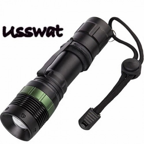 SWAT Q5 LED Güçlü Pilli El Feneri 