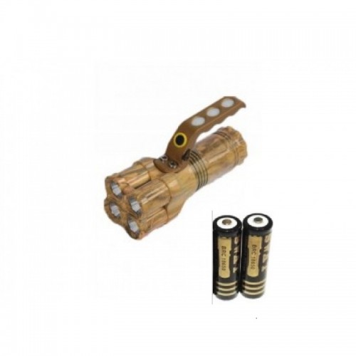 Swat AV-4 Avcı El Feneri 4 Cree Led 12W 2*18650 Şarj Kiti