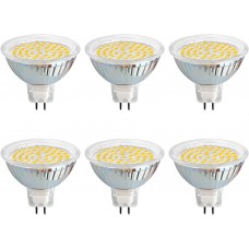 LED SPOT AMPUL- MR16 WW DUY- SPOT AMPULÜ-LED ÇANAK AMPUL- İĞNE BACAKLI - GÜN IŞIĞI - 6 ADET