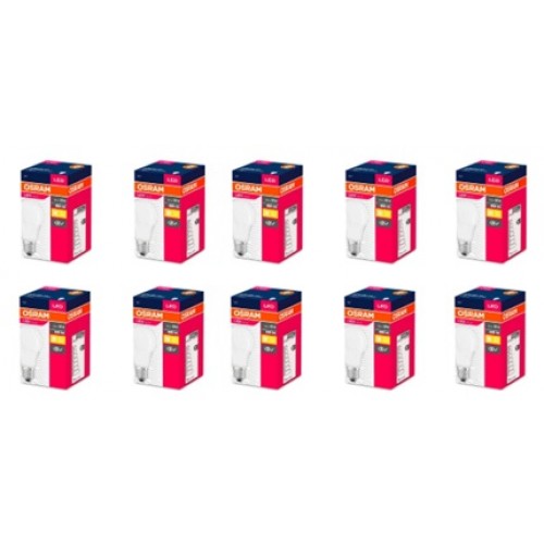 Osram Led Ampul Value 8,5w 2700k Sarı Işık 806lm E27 10'lu Paket